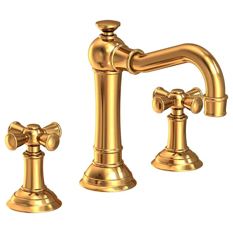 Lavatory Faucet Jacobean Widespread 8 to 20 Inch Spread 2 Cross ADA Satin Bronze PVD 1.2 Gallons per Minute Brass Spout Height 4-13/16 Inch - Frankwebs