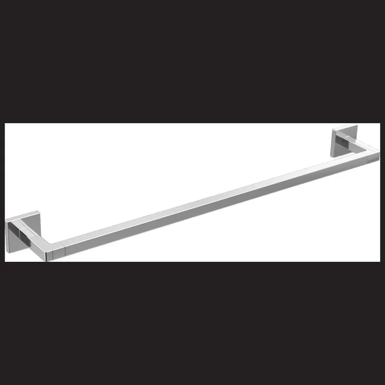 Towel Bar Frank Lloyd Wright 24 Inch Single Brilliance Luxe Nickel Brass 3-5/16 Inch - Frankwebs