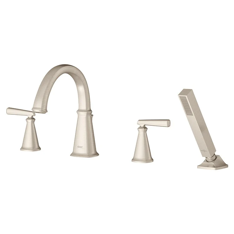 Edgemere Two Handle Roman Tub Faucet with Handshower for Flash Valve - Frankwebs