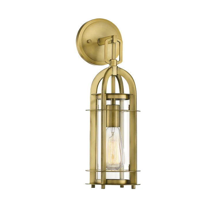 Merrill Single-Light Small Outdoor Wall Sconce - Frankwebs