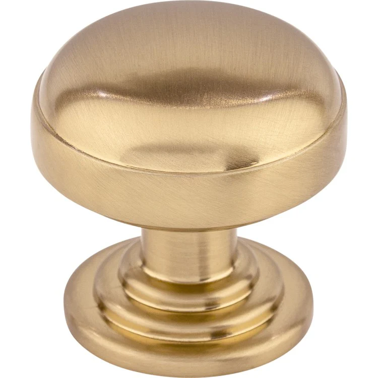 Knob Ellis Round Polished Chrome Zinc Alloy 1-1/4 Inch - Frankwebs