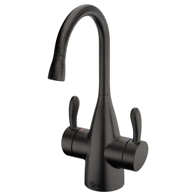 Water Dispenser Showroom Transitional 1010 Instant 2 Lever ADA Gooseneck Swivel 360 DEG Classic Oil Rubbed Bronze - Frankwebs