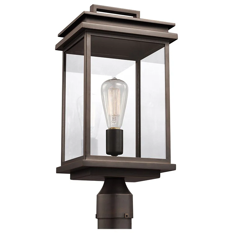 Glenview Single-Light Outdoor Post Lantern - Frankwebs
