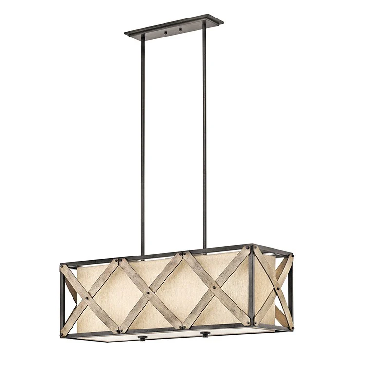 Cahoon Three-Light Linear Chandelier - Frankwebs