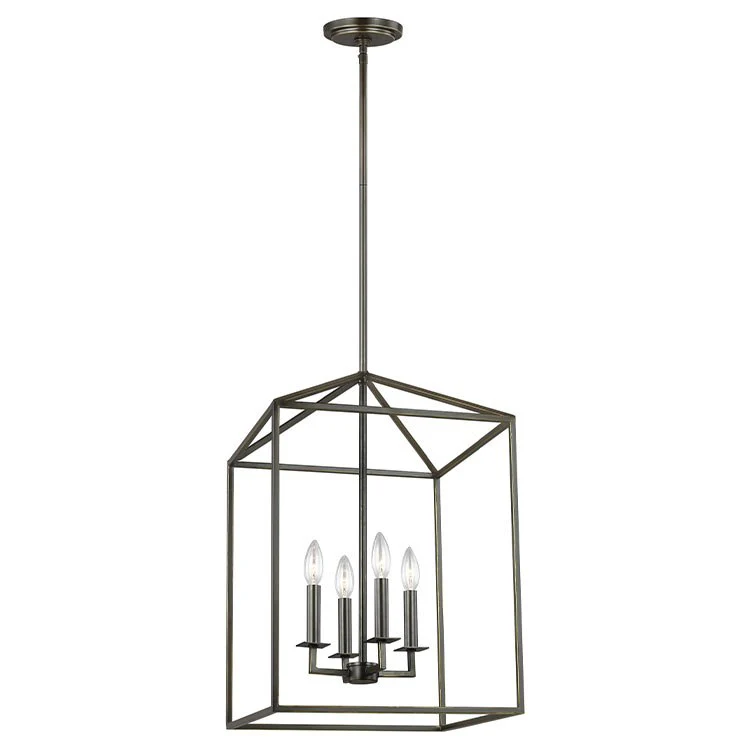 Perryton Four-Light Medium Foyer Pendant - Frankwebs