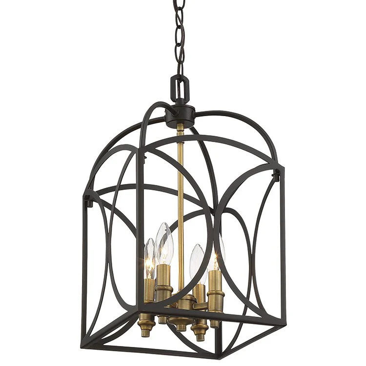 Talbot Four-Light Small Foyer Pendant - Frankwebs