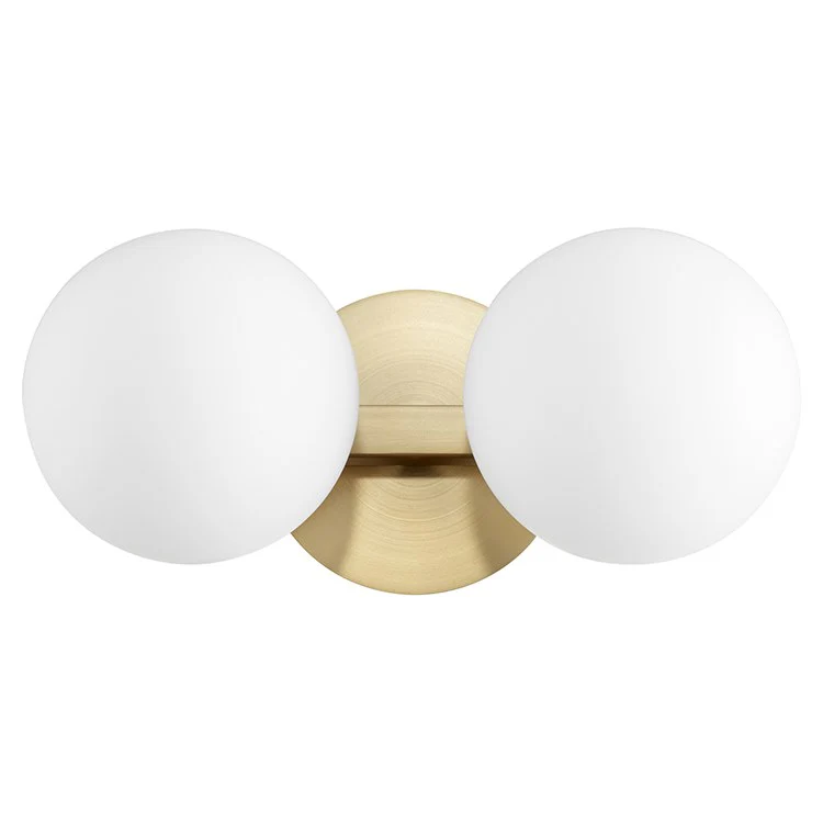 Globe Two-Light Bathroom Vanity Fixture - Frankwebs
