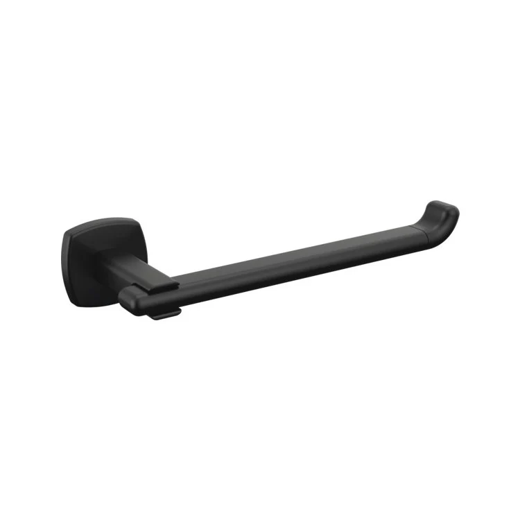 Toilet Paper Holder Allaria Brilliance Black Onyx 8-11/16 Inch 3-1/2 Inch Wall Mount - Frankwebs