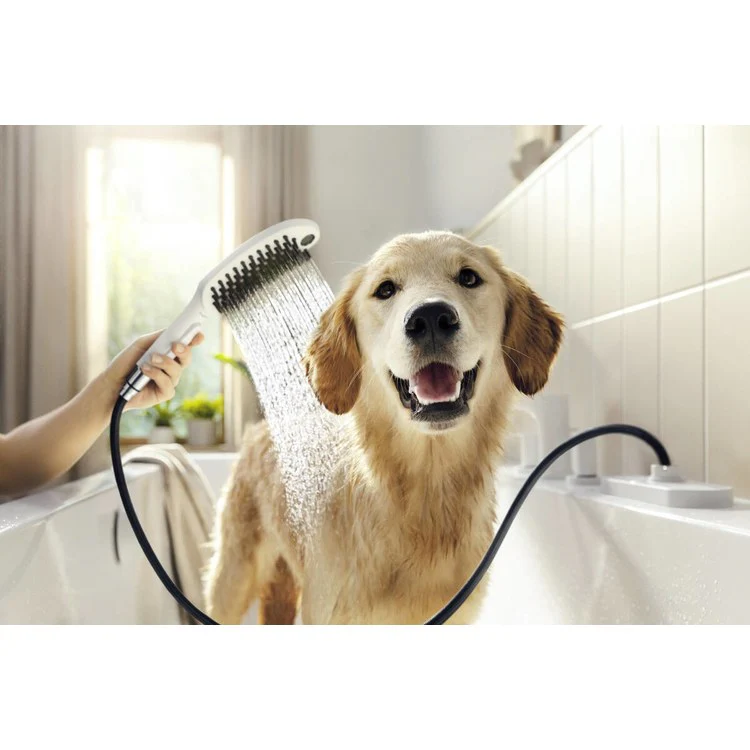 Handshower Dog Shower Bundle White 3 Function 1.75 Gallons per Minute - Frankwebs