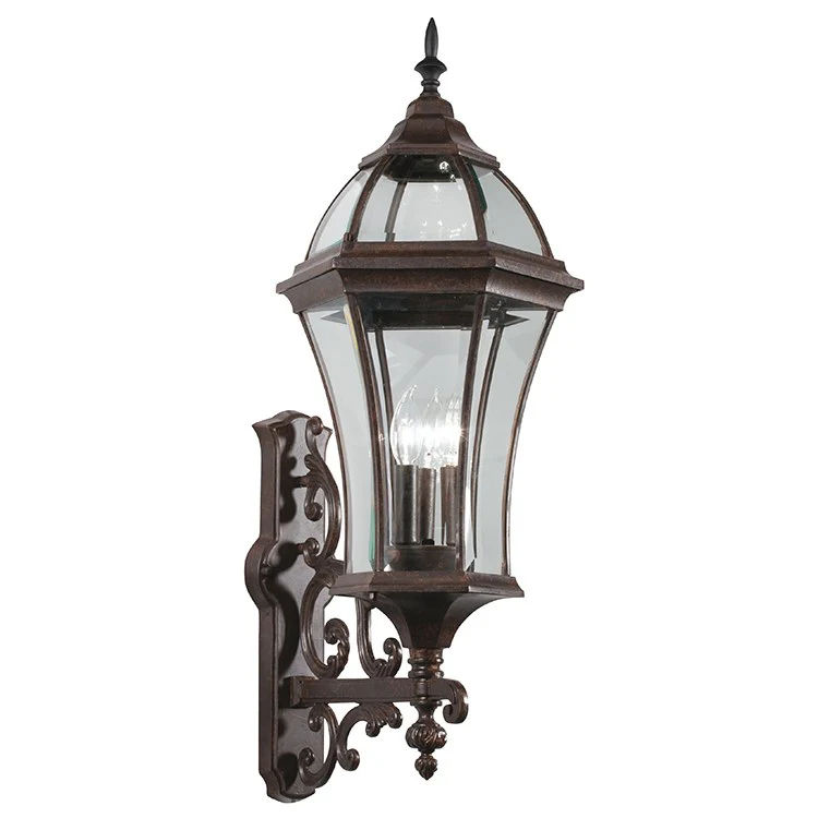 Townhouse Three-Light Outdoor Wall Lantern - Frankwebs