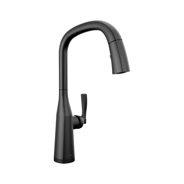 Kitchen Faucet Stryke Pull Down 1 Handle Matte Black 17-1/4 Inch - Frankwebs