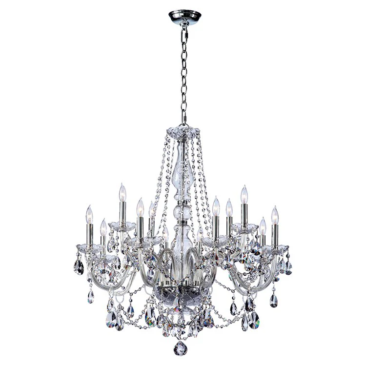 Katrina Twelve-Light Two-Tier Chandelier - Frankwebs
