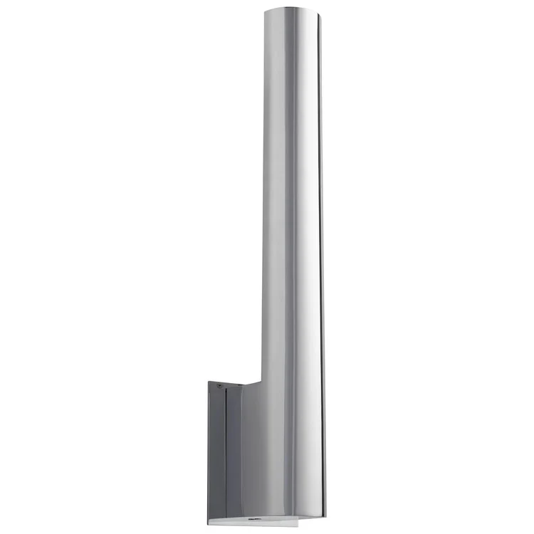 Mies Single-Light LED Wall Sconce - Polished Chrome - Frankwebs