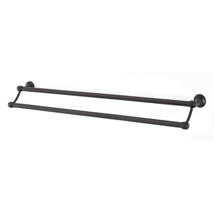 Towel Bar Royale Bath 30 Inch Double Bronze Brass 5-9/16 Inch - Frankwebs