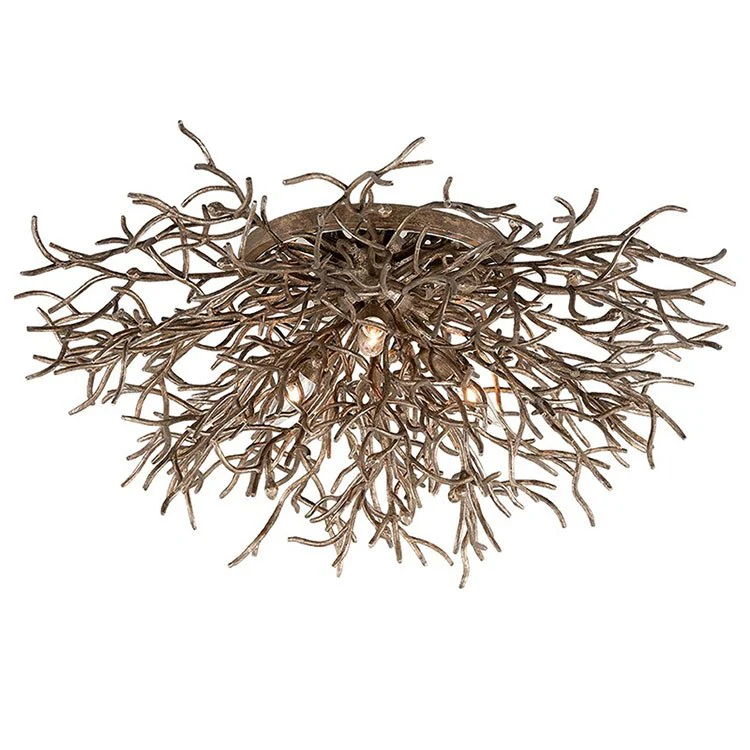 Sierra Three-Light Flush Mount Ceiling Fixture - Frankwebs