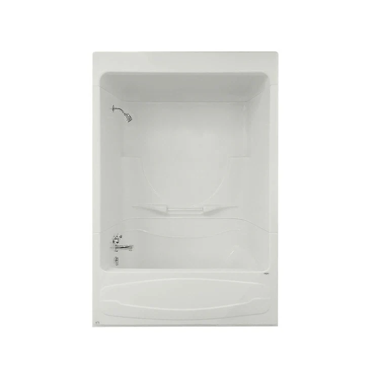 Tub and Shower System Figaro I Rectangular with Left Drain White - Frankwebs