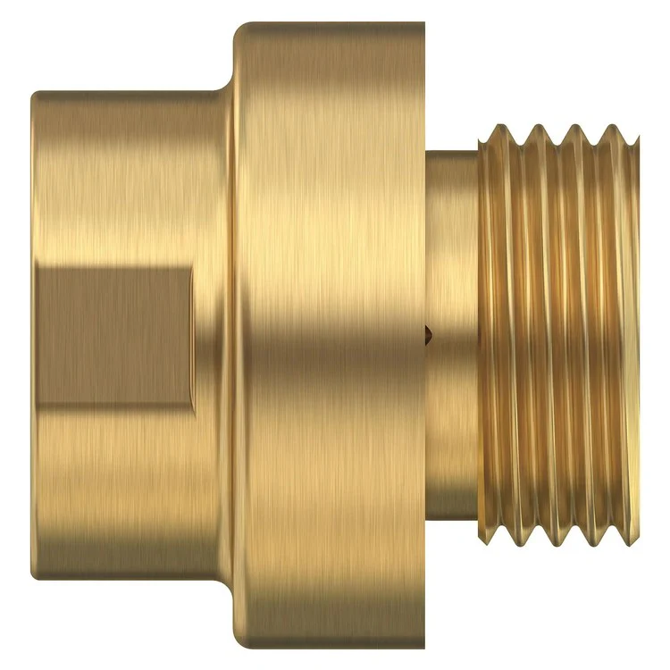 Vacuum Breaker Inline Universal Brass 1/2 IN NPT Brushed Cool Sunrise for Handshower - Frankwebs