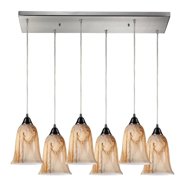 Granite Six-Light Pendant - Frankwebs