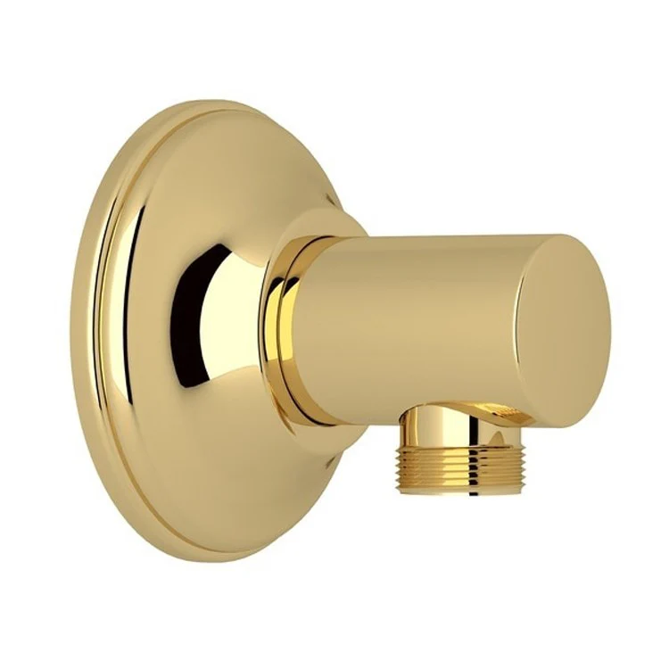 Handshower Elbow Modern Brass Polished Nickel 1/2IN Female NPT Inlet 1/2IN Male Outlet - Frankwebs