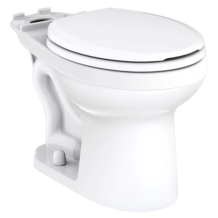 Toilet Bowl Viper Round Front Standard White HET 1.28/1.6 Gallons per Flush - Frankwebs