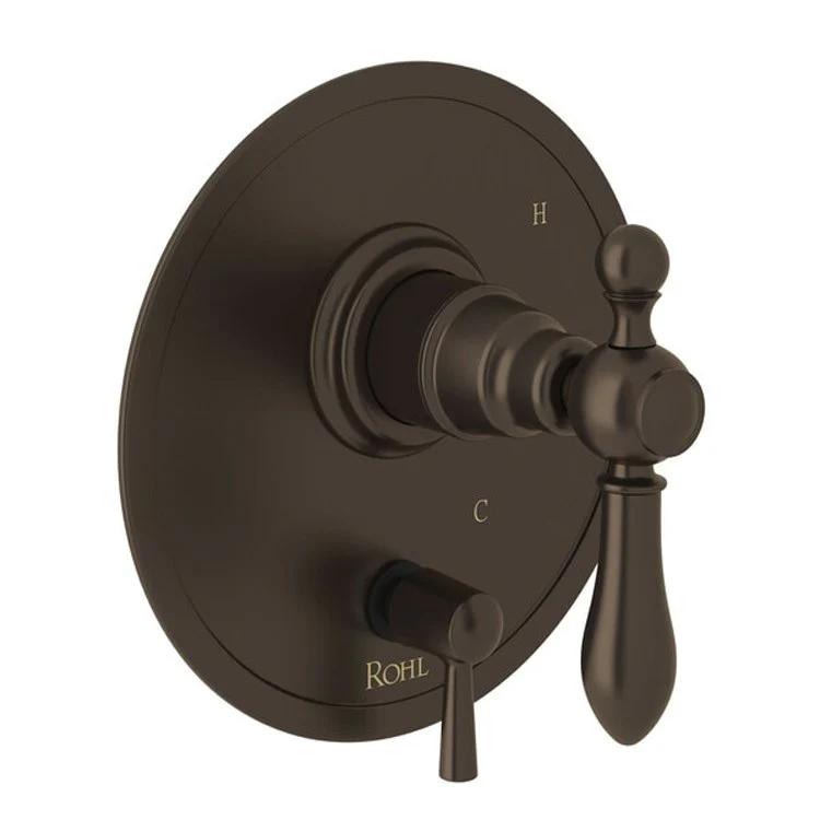 Pressure Balance Valve Trim Arcana with Diverter 1 Classic Metal Lever Tuscan Brass 5.5 Gallons per Minute - Frankwebs