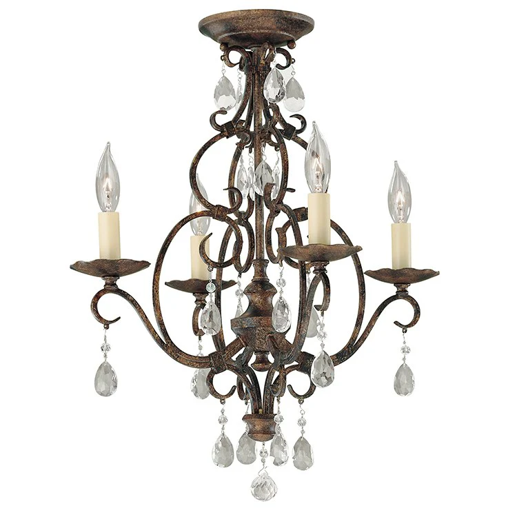 Chateau Four-Light Mini Chandelier - Frankwebs