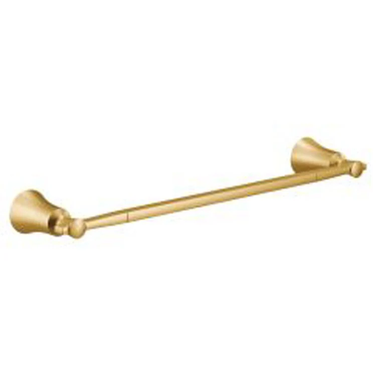 Towel Bar Flara 18 Inch Brushed Gold 4 Inch - Frankwebs