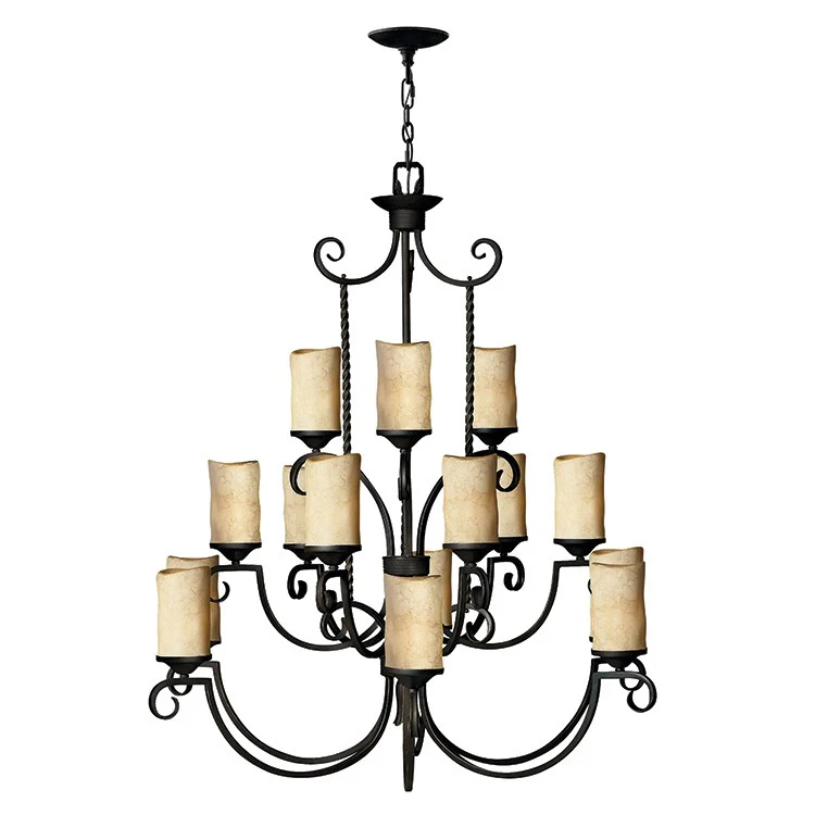 Casa Fifteen-Light Three-Tier Chandelier - Frankwebs