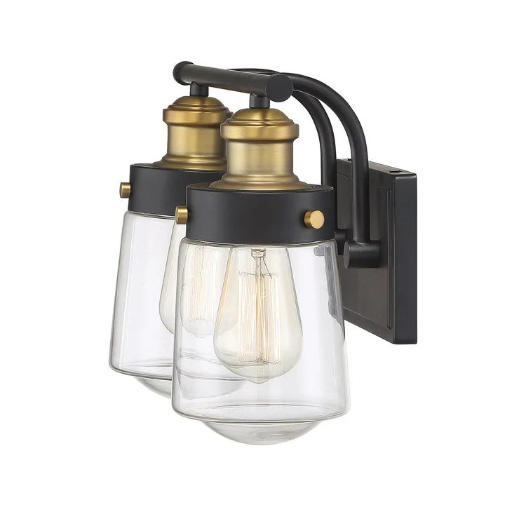 Macauley With Two-Light Bathroom Vanity Fixture - Frankwebs