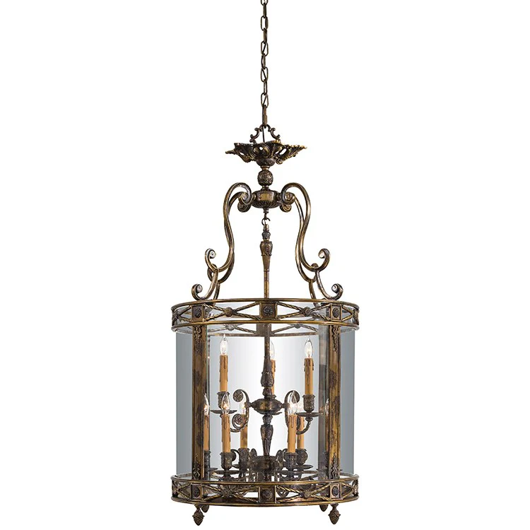 Family Collection Nine-Light Two-Tier Foyer Pendant - Frankwebs