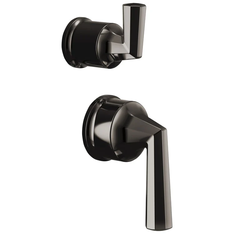 Handle Kit Beauclere 2 Lever Brilliance Luxe Gold ADA for Pressure Balance Valve with Integrated Diverter Trim - Frankwebs