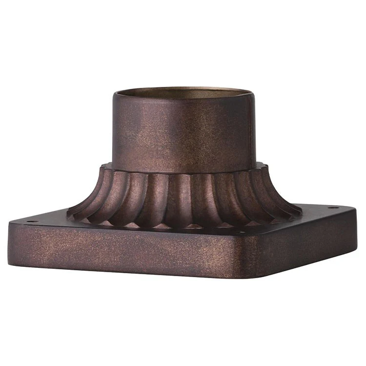 Outdoor Fluted Pier Mount with Square Base - Frankwebs