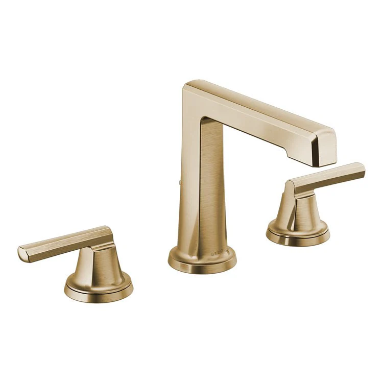 Lavatory Faucet Levoir Widespread 6-16 Inch Spread Less Handle ADA WaterSense Brilliance Luxe Gold 1.2 Gallons per Minute High Spout 6 Inch - Frankwebs