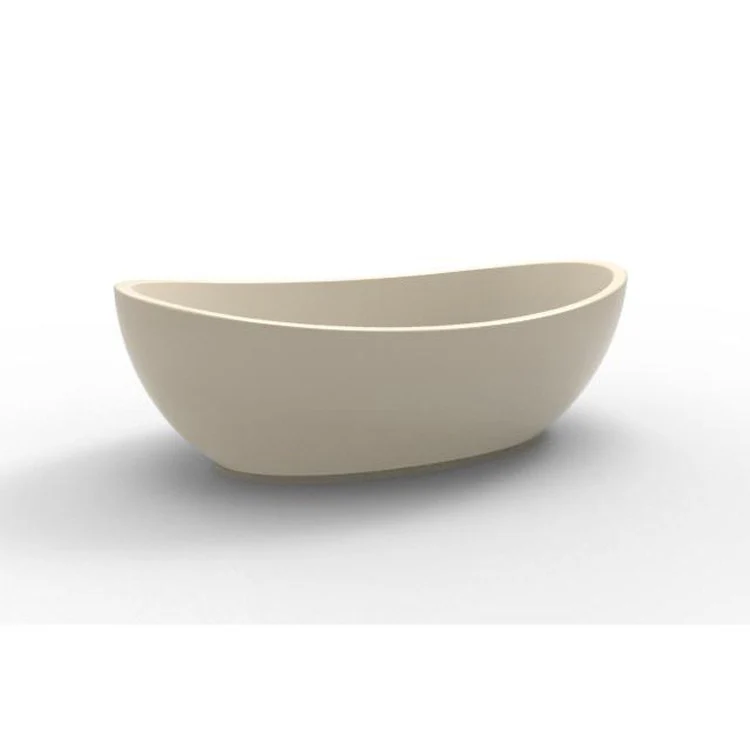 Air Tub Designer Collection Picasso Freestanding Bone Oval Acrylic 60-3/4 x 36 x 21 Inch - Frankwebs