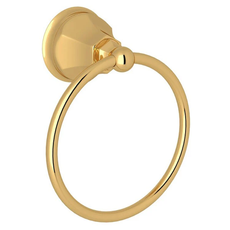 Towel Ring Palladian 6 Inch Italian Brass 2-1/4 Inch Wall Mount - Frankwebs