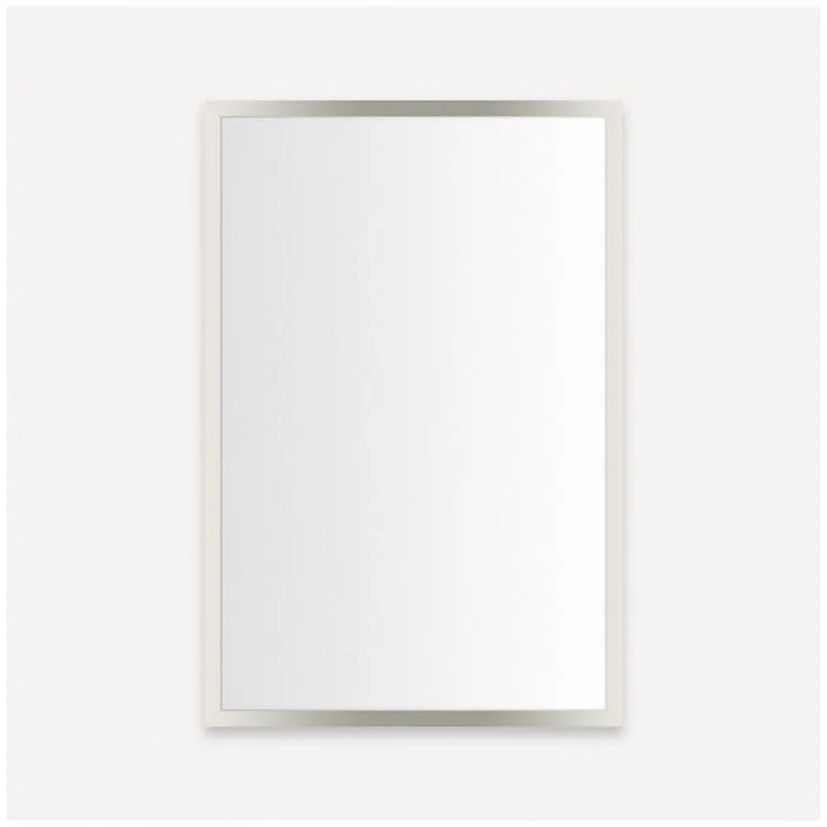 Medicine Cabinet Profiles 20W x 30H x 4D Inch 1 Doors Mirror Polished Nickel Flat Top Left Hand Side Electric - Frankwebs