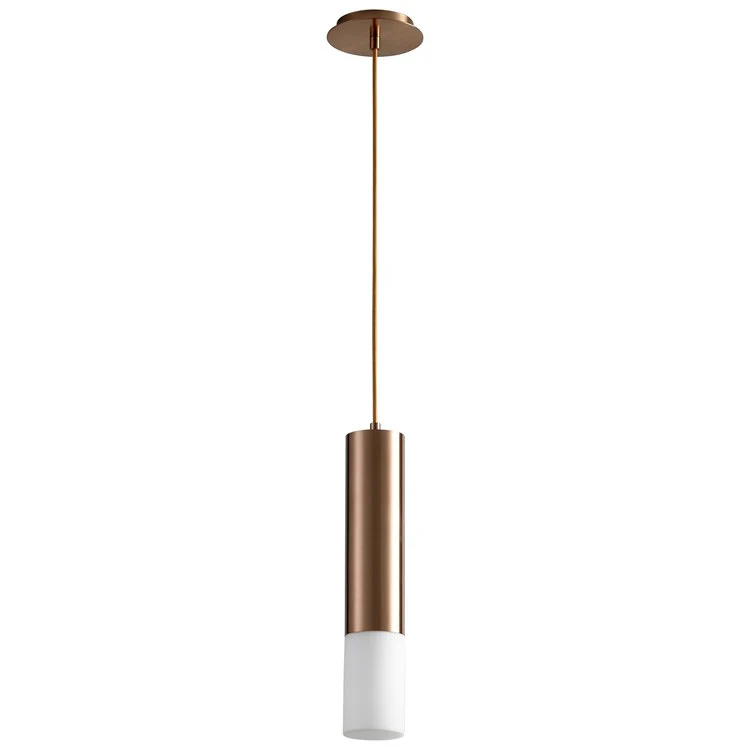 Opus Single-Light LED Mini Pendant with Glass Shade - Polished Chrome - Frankwebs