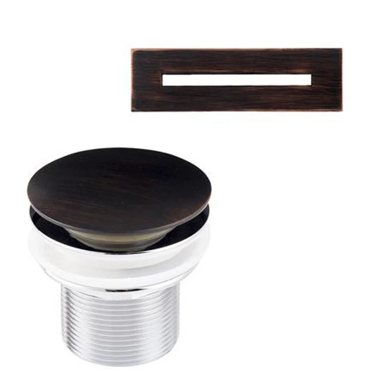 Freestanding Tub Pilar 65 Inch Oval Acrylic White/Oil Rubbed Bronze Drain and Overflow 7 Inch Center Faucet Holes Tap Deck - Frankwebs