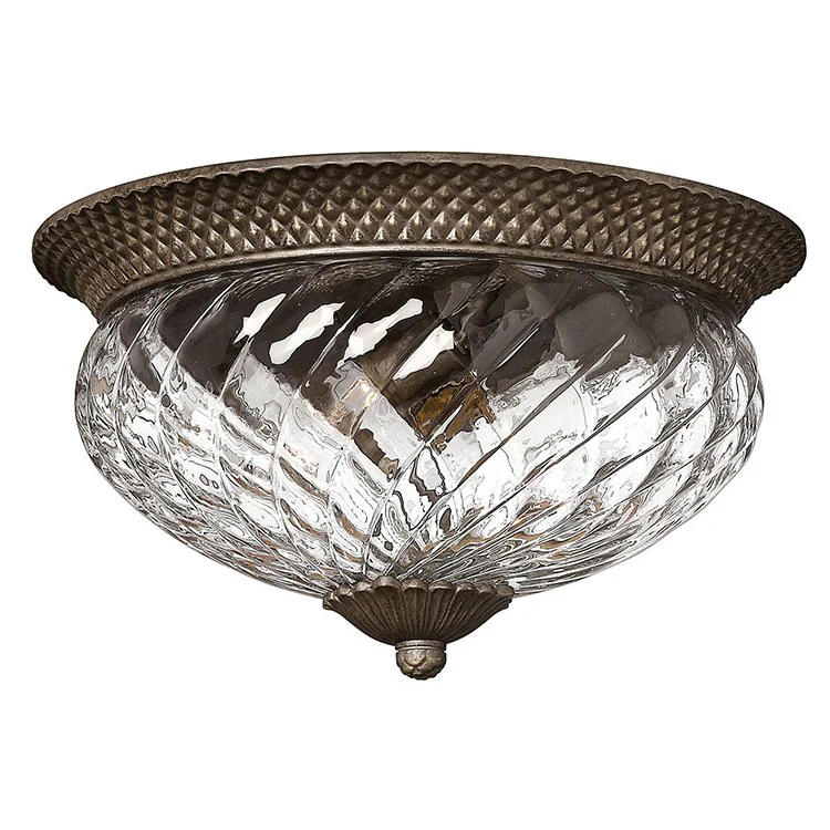 Plantation Three-Light Flush Mount Ceiling Light - Frankwebs