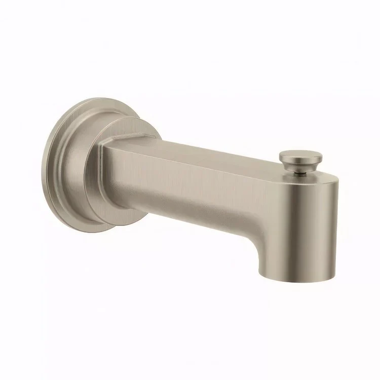 Tub Spout Greenfield Pull Up Matte Black 7-3/8 Inch Metal - Frankwebs