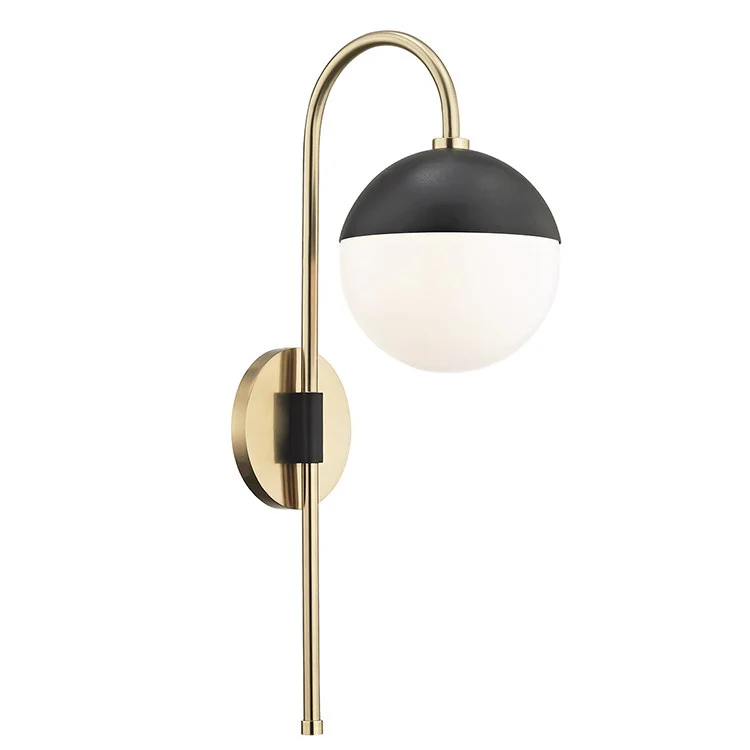 Renee Single-Light Wall Sconce with Plug - Frankwebs