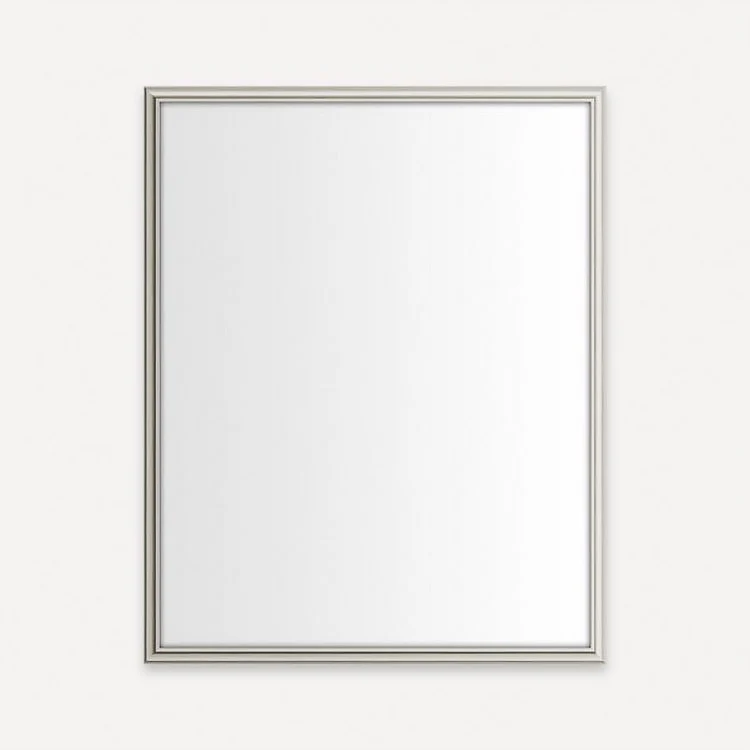 Medicine Cabinet Main Line 24 x 30 Inch 1 Doors Framed Mirror Brushed Bronze Flat Top Rosemont Frame Slow Close Hinges 4 Inch - Frankwebs