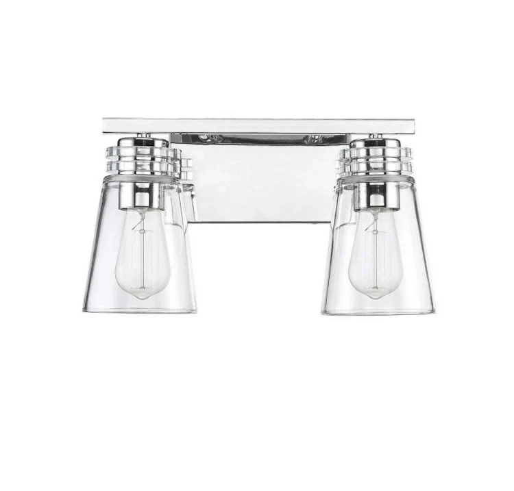 Brannon Two-Light Bathroom Vanity Fixture - Frankwebs