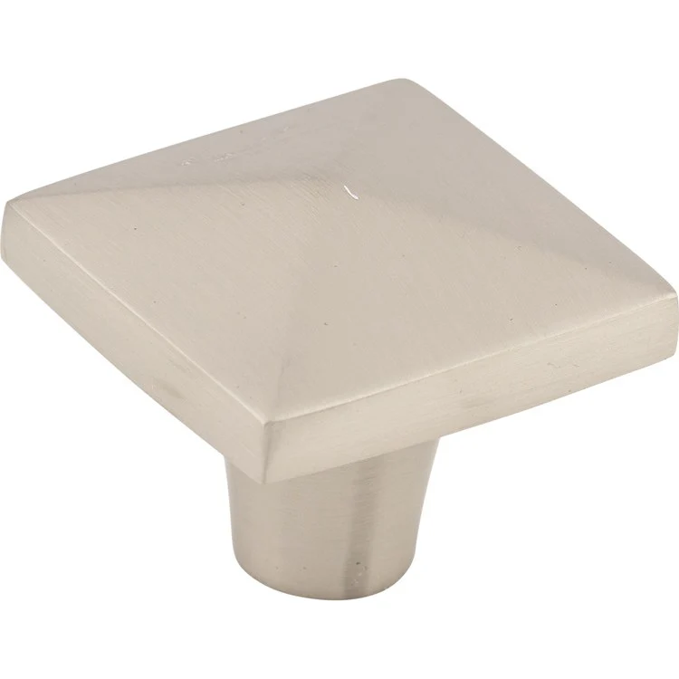 Knob Aspen II Square Brushed Satin Nickel Bronze 1-1/2 x 1-1/2 x 1-3/8 Inch 1-3/8 Inch - Frankwebs