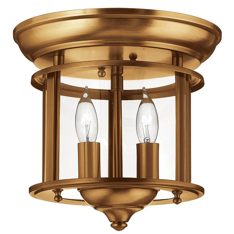 Gentry Two-Light Flush Mount Ceiling Light - Frankwebs