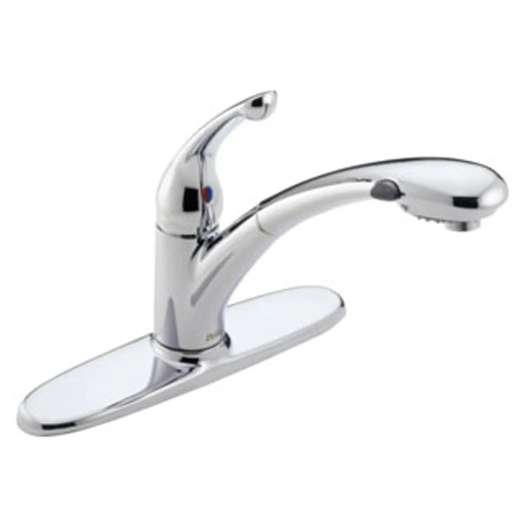 Signature Single Handle Water Efficient Pull Out Kitchen Faucet - Frankwebs