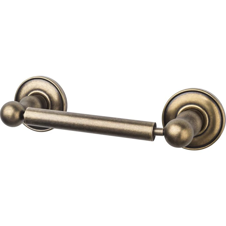 Toilet Paper Holder Edwardian Plain Backplate German Bronze Zinc Alloy 6-3/4 Inch 3-1/2 Inch Wall Mount - Frankwebs