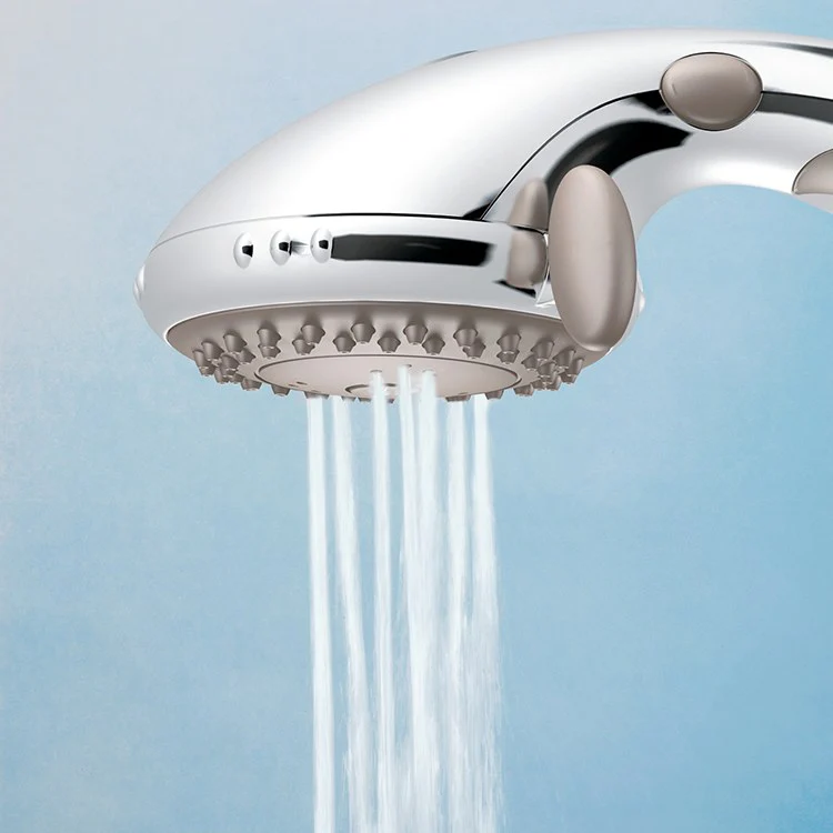 Home Care Four-Function Handshower with Soft Grip Handle/Safety Strap - Frankwebs