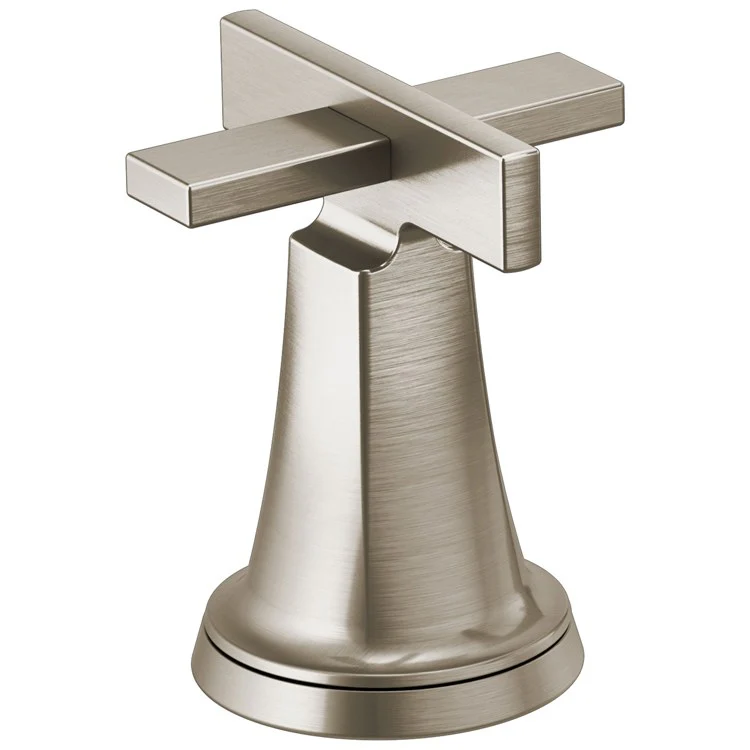 Handle Kit Levoir Brass 2 High Cross Brilliance Luxe Steel ADA for Widespread Faucet 3-3/4 Inch - Frankwebs