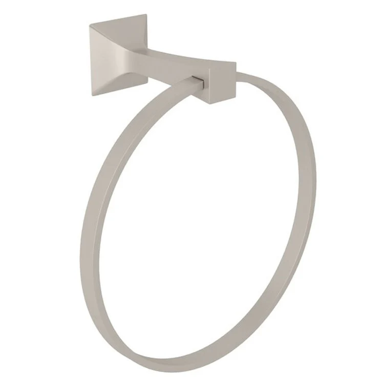 Towel Ring Vincent 7-3/4 Inch Satin Nickel Brass/Zinc 4-1/4 Inch - Frankwebs
